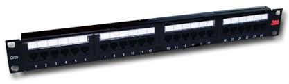 3M Cat.6 24 Port Patch Panel