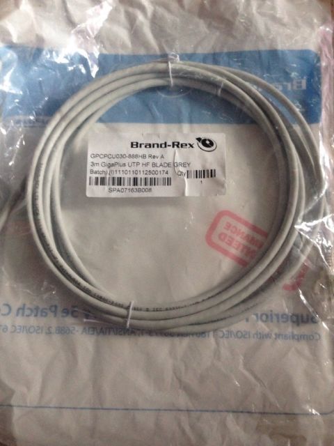 Brandrex Cat 5e Patch Cord 3m