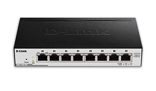 D-Link 8-port POE Switch